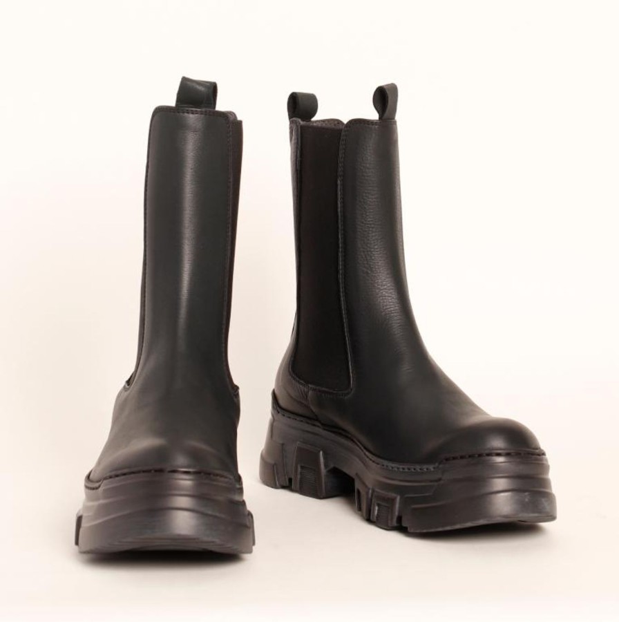 Women Lofina Boots | Chunky Chelsea Boot-Gasoline Londra