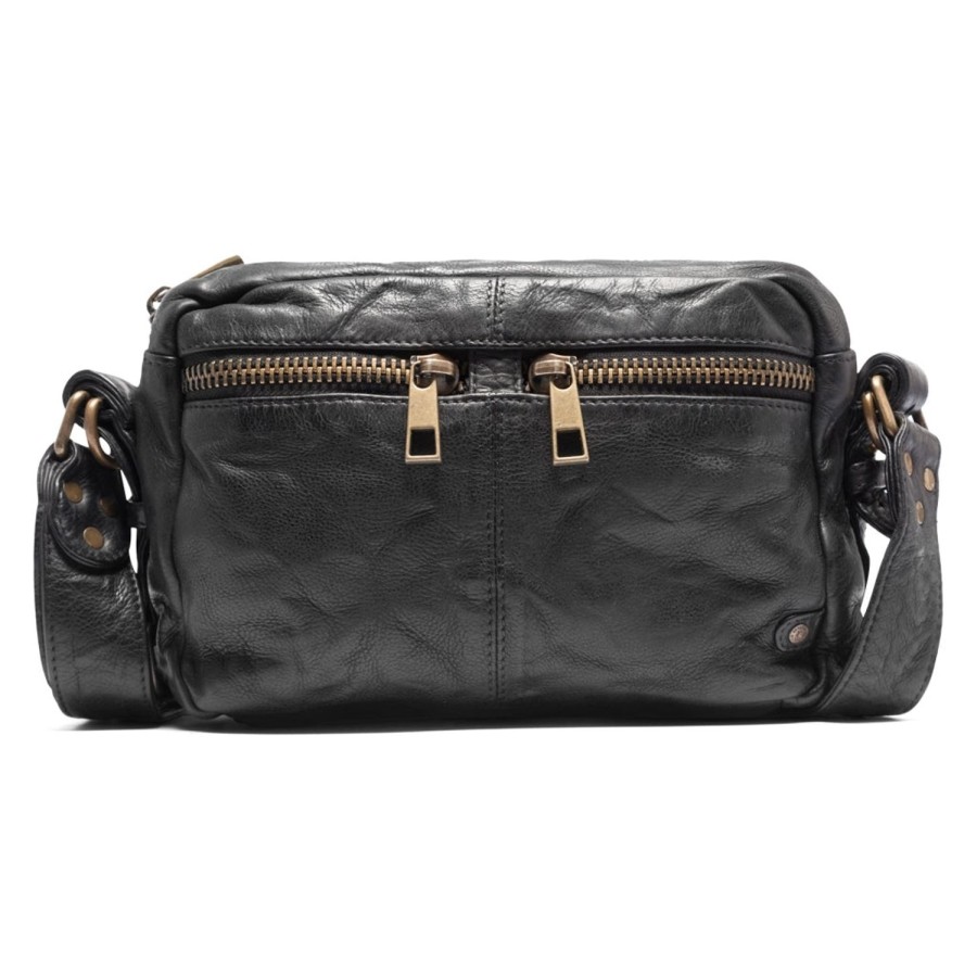 Women Depeche Bags | Cross Over Bag Zippers Bag-Black