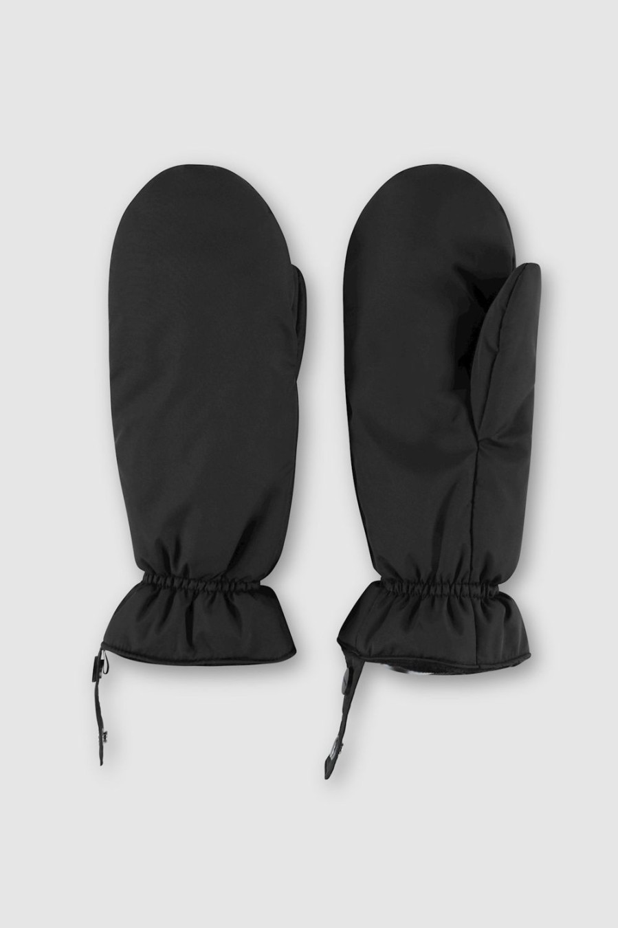 Women Rino & Pelle Gloves | Allei Padded Mittens-Black