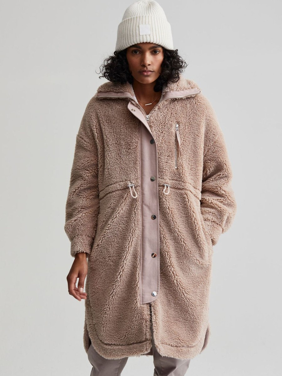 Women Varley Coats | Jones Coat-Mushroom