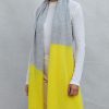 Women Charli Scarves | Cashmere Travel Wrap-Lt Grey / Canary Mel