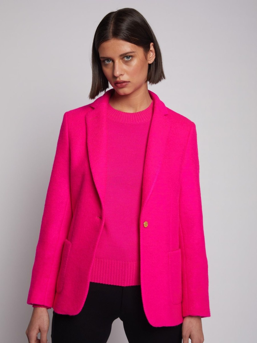 Women Vilagallo Jackets | Harlow Jacket-Pink Neon