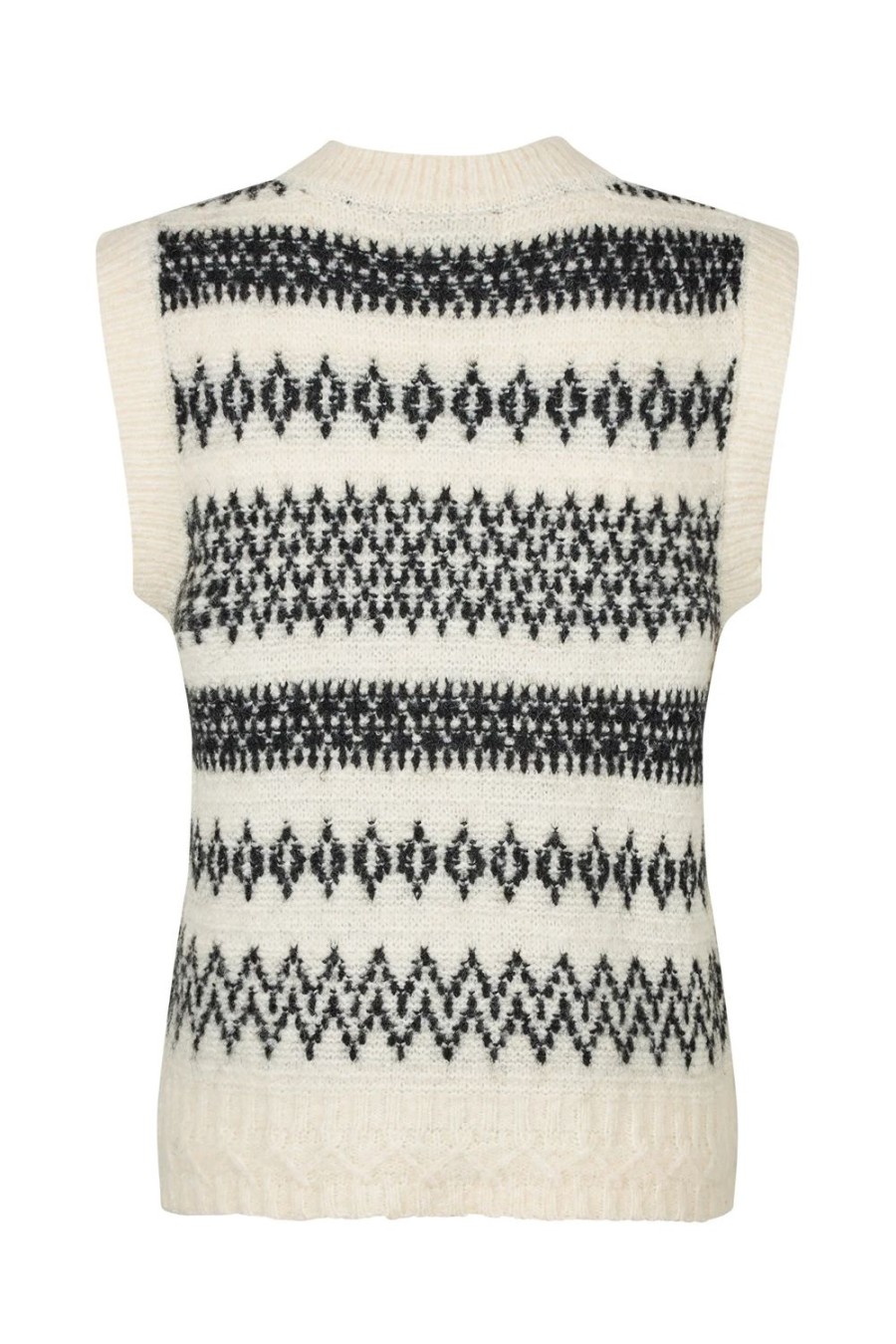 Women Lollys Laundry Knitwear | Narbonnell Vest Sl-Black