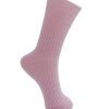 Women Black Colour Socks | Frodite Alpacamix Socks-Rose