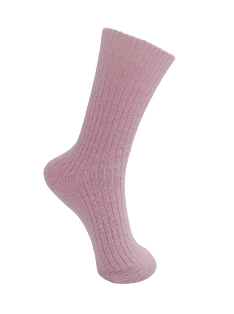 Women Black Colour Socks | Frodite Alpacamix Socks-Rose