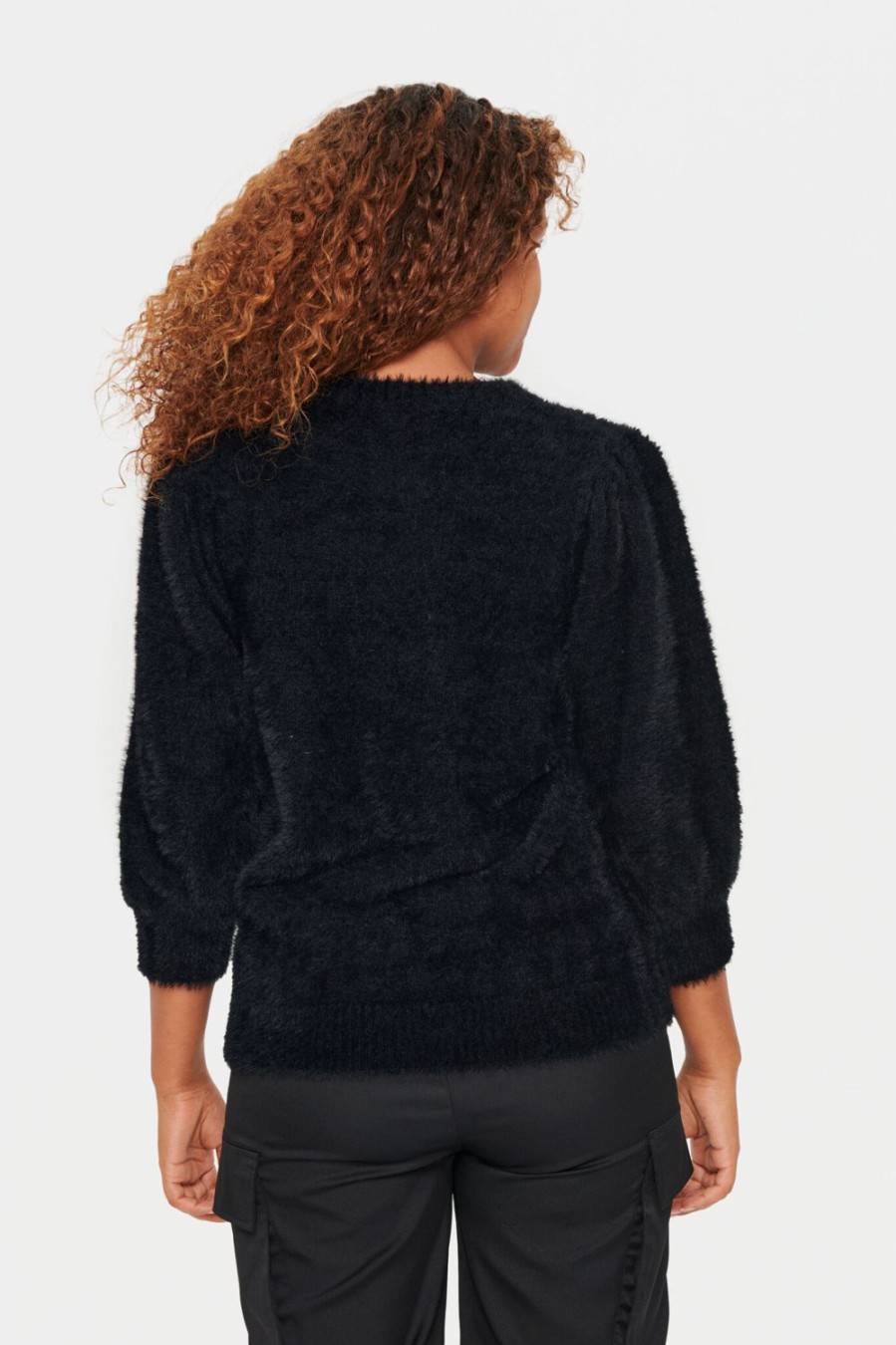 Women Saint Tropez Knitwear | Banni Pullover-Black