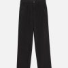 Women Reiko Trousers | Sandy High Waisted Chino-Black