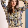 Women Pom Amsterdam Tops | Gleaming Glory Blouse-Multi