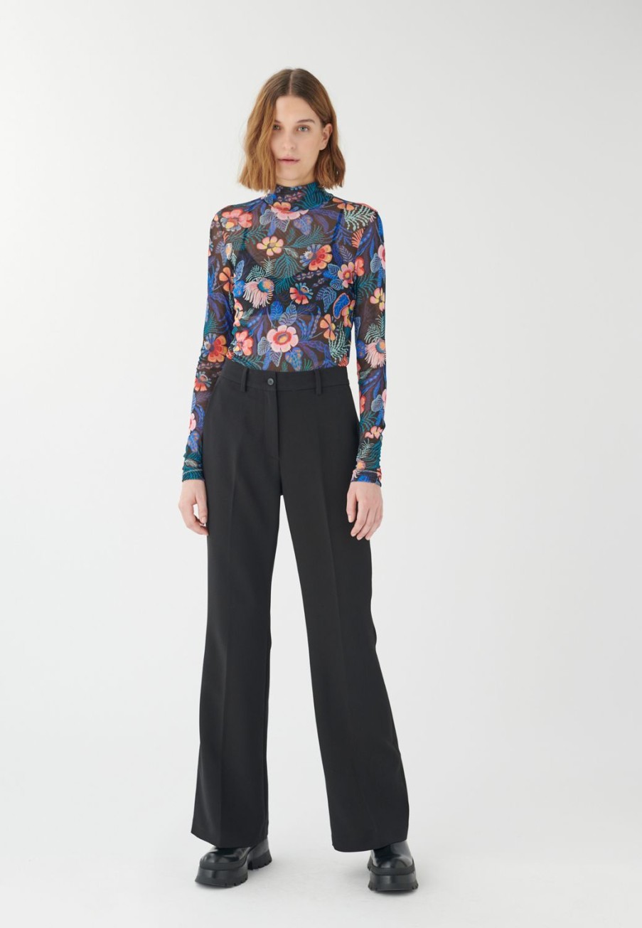 Women Dea Kudibal Trousers | Rihanna Trousers-Black