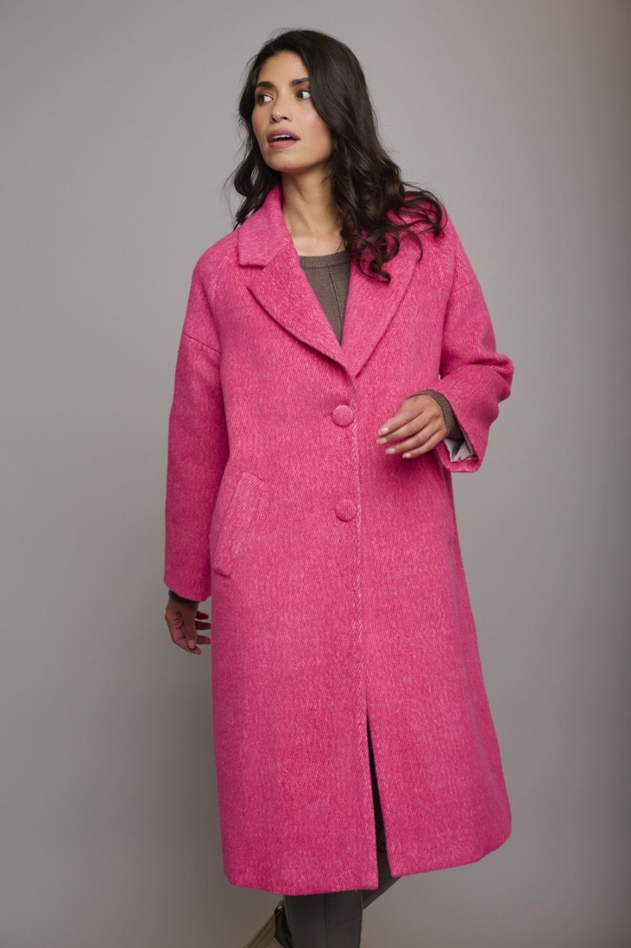 Women Rino & Pelle Coats | Jano Coat-Barberry