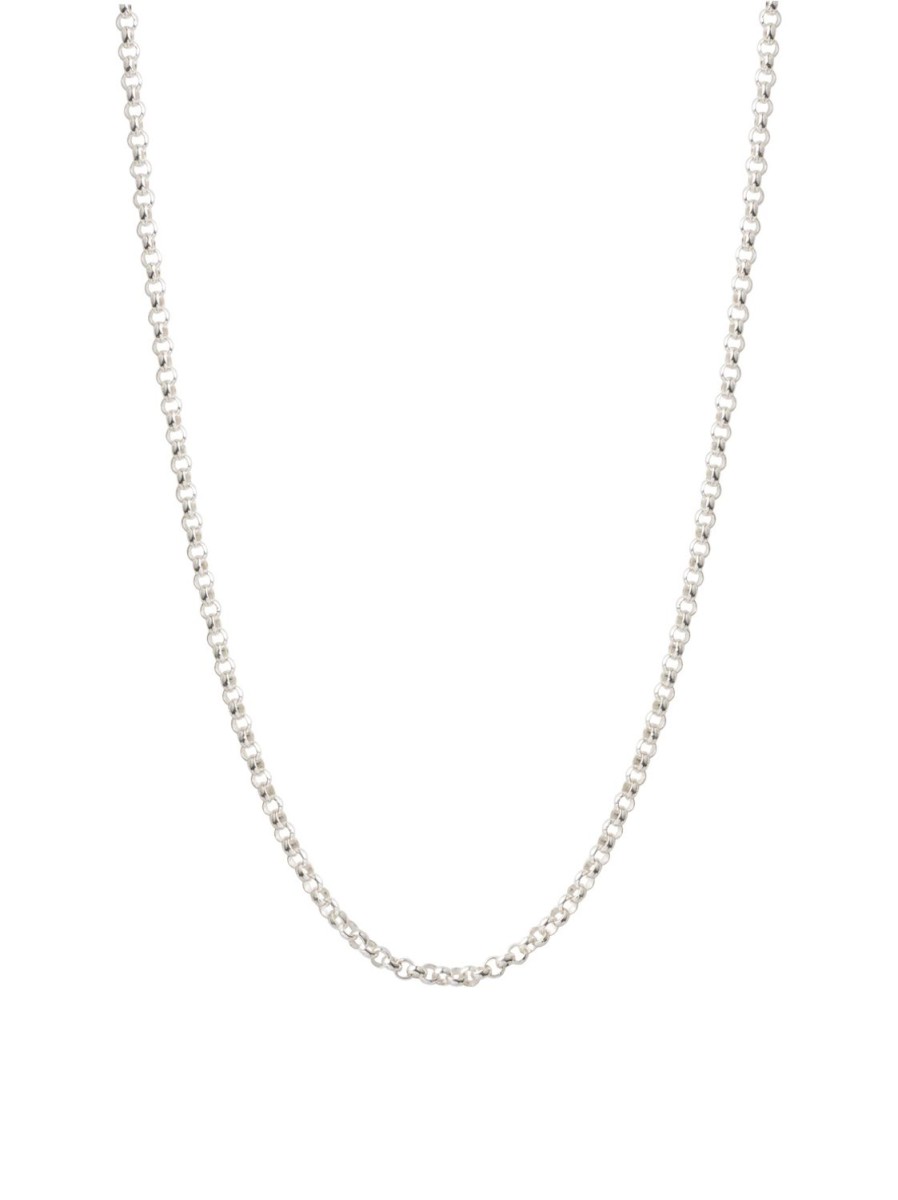 Women Tilly Sveaas Necklaces | Silver Belcher Chain 50Cm