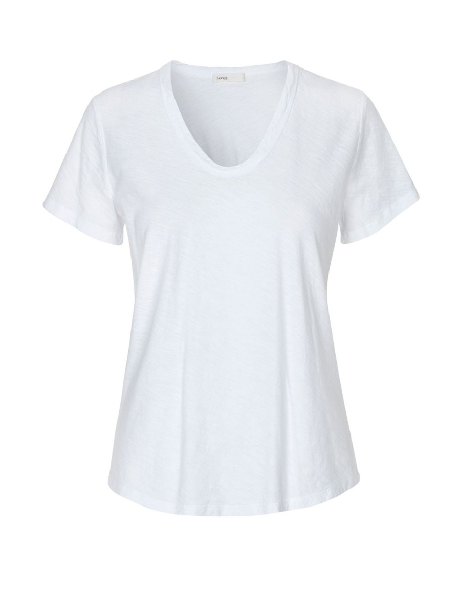 Women Levete Room Tops | Any T-Shirt-White