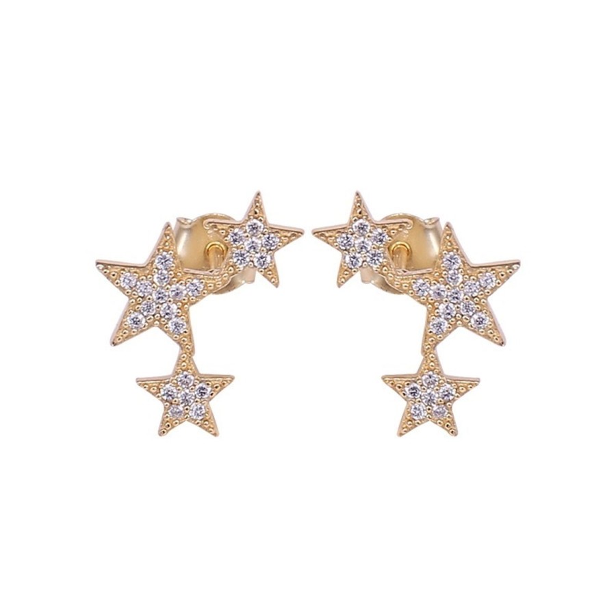 Women Icandi Earrings | Lucky Star Earrings-Gold