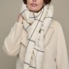 Women Rino & Pelle Scarves | Akke Scarf-Blanc