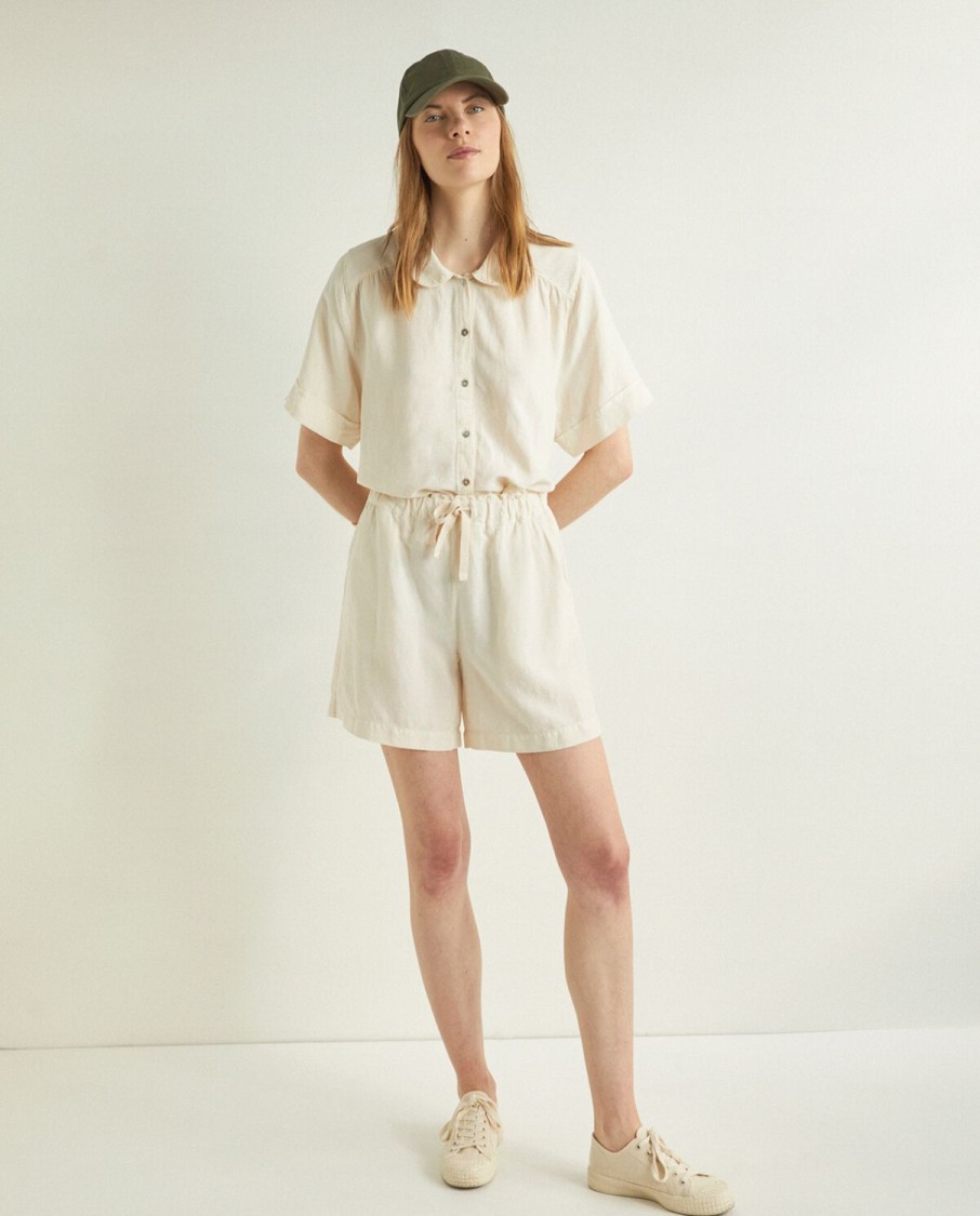 Women Yerse Shorts | Lulu Shorts-Natural