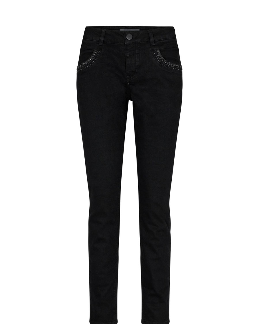 Women Mos Mosh Jeans | Naomi Tone Trok Janes-Black