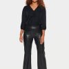 Women Saint Tropez Trousers | Dowie Flared Pants-Black