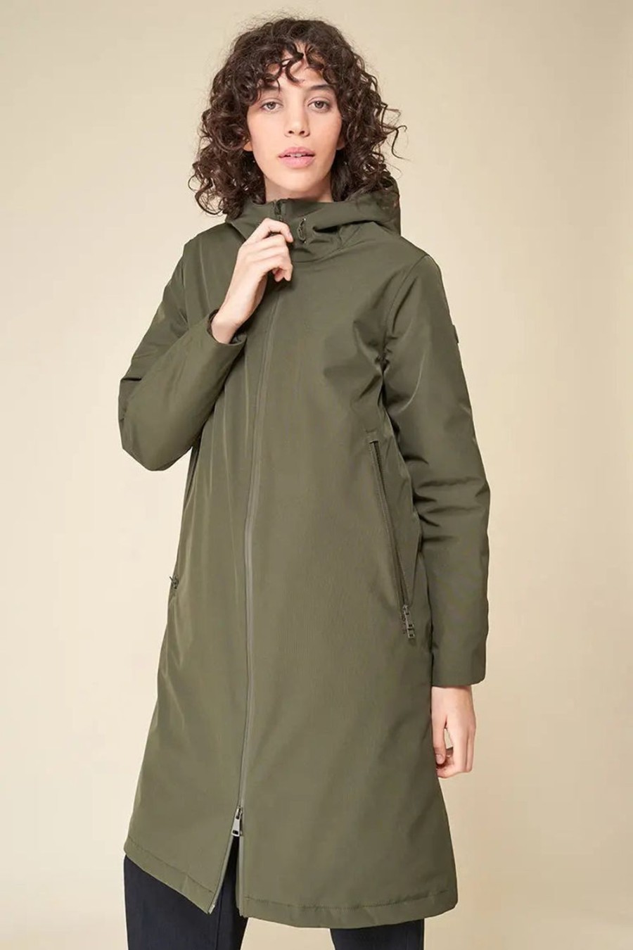 Women Tanta Coats | Pfutze Coat-Khaki