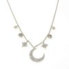 Women Icandi Necklaces | Wendy Moon Necklace-Silver