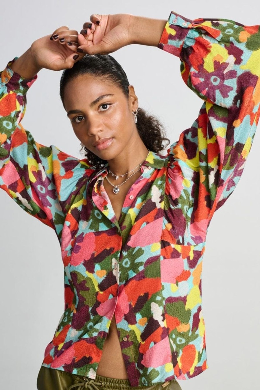 Women Pom Amsterdam Tops | Colour Palett Blouse-Multi