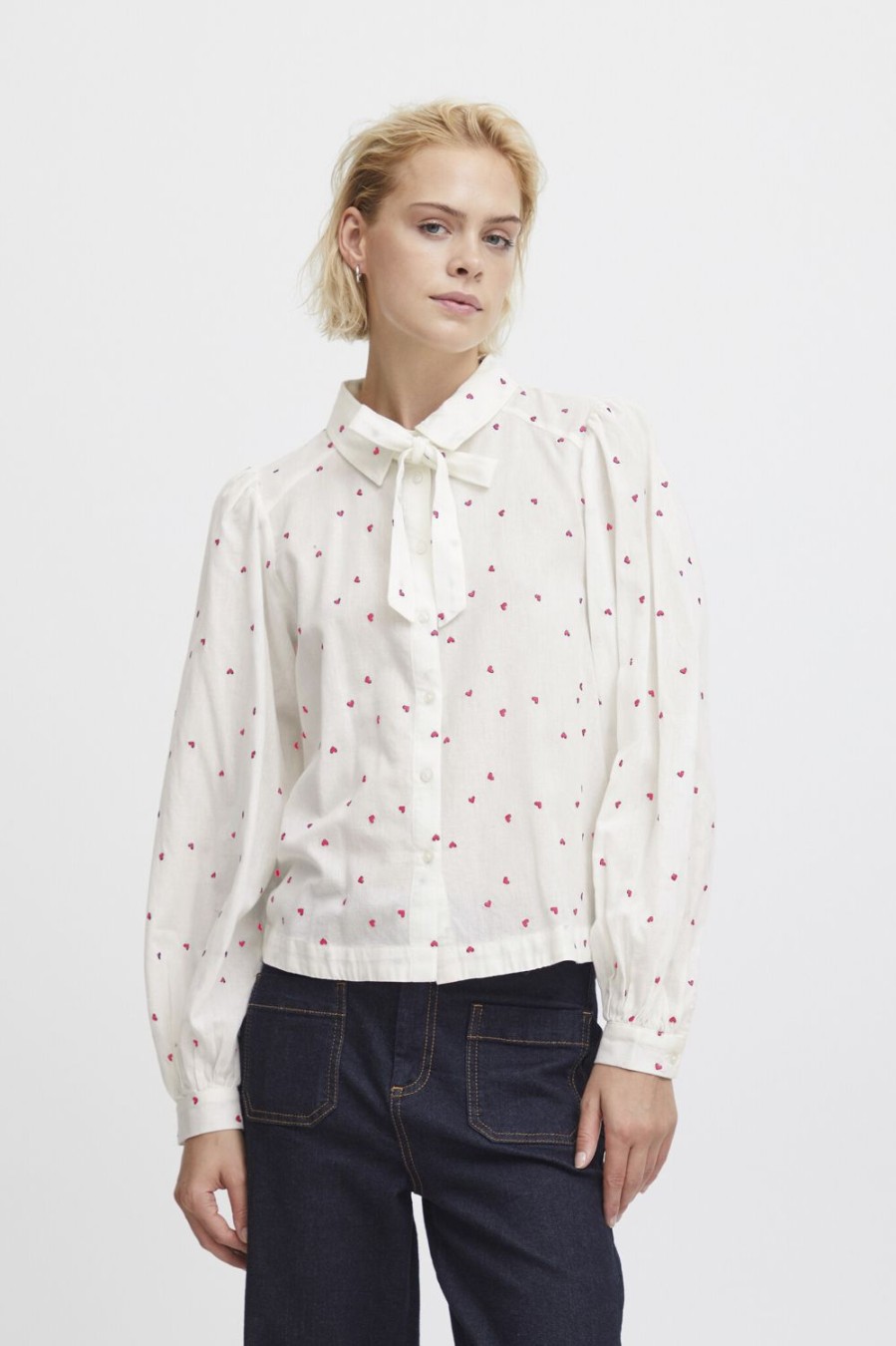 Women Atelier Reve Tops | Sanaja Shirt-Snow White