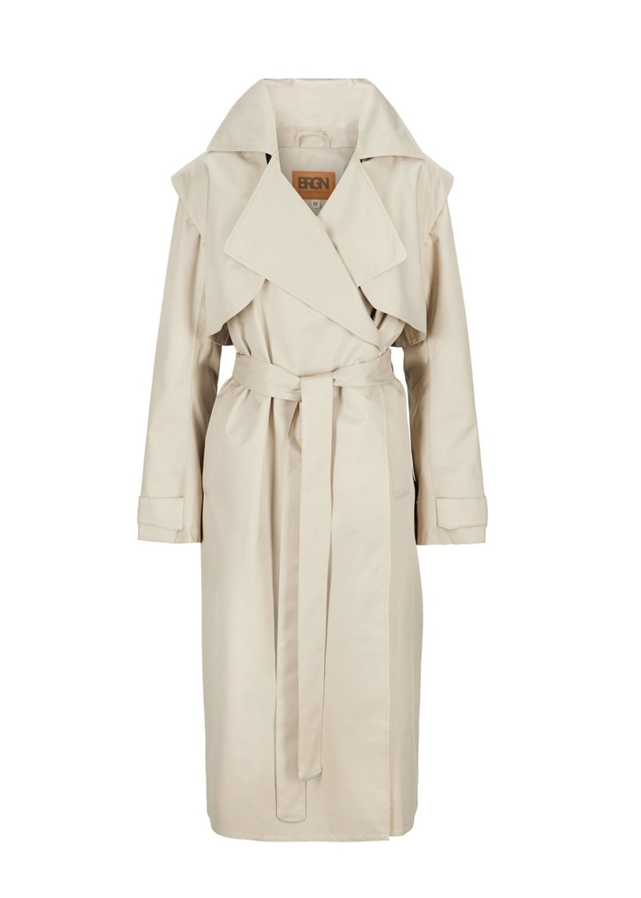 Women Doodie Stark Coats | Regndrape Trench Coat-Sand