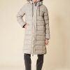 Women Tanta Coats | Puddle Coat-Stone Grey