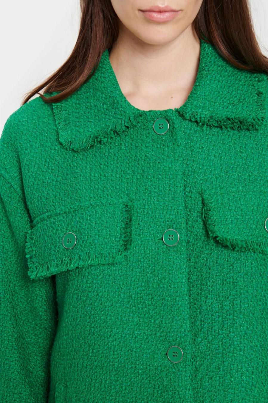 Women Saint Tropez Jackets | Birdie Jacket-Verdant Green