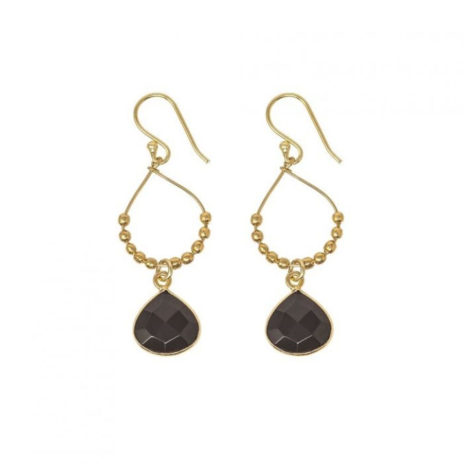 Women Ashiana Earrings | Bay Reef Earrings-Black Onyx