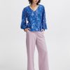 Women Atelier Reve Tops | Irodile Blouse-Nebulas Blue