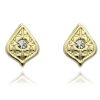 Women Boho Betty Earrings | Linden Cz Stud Earring-Gold