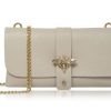 Women Doodie Stark Bags | Leather Clutch With Butterfly-Cream