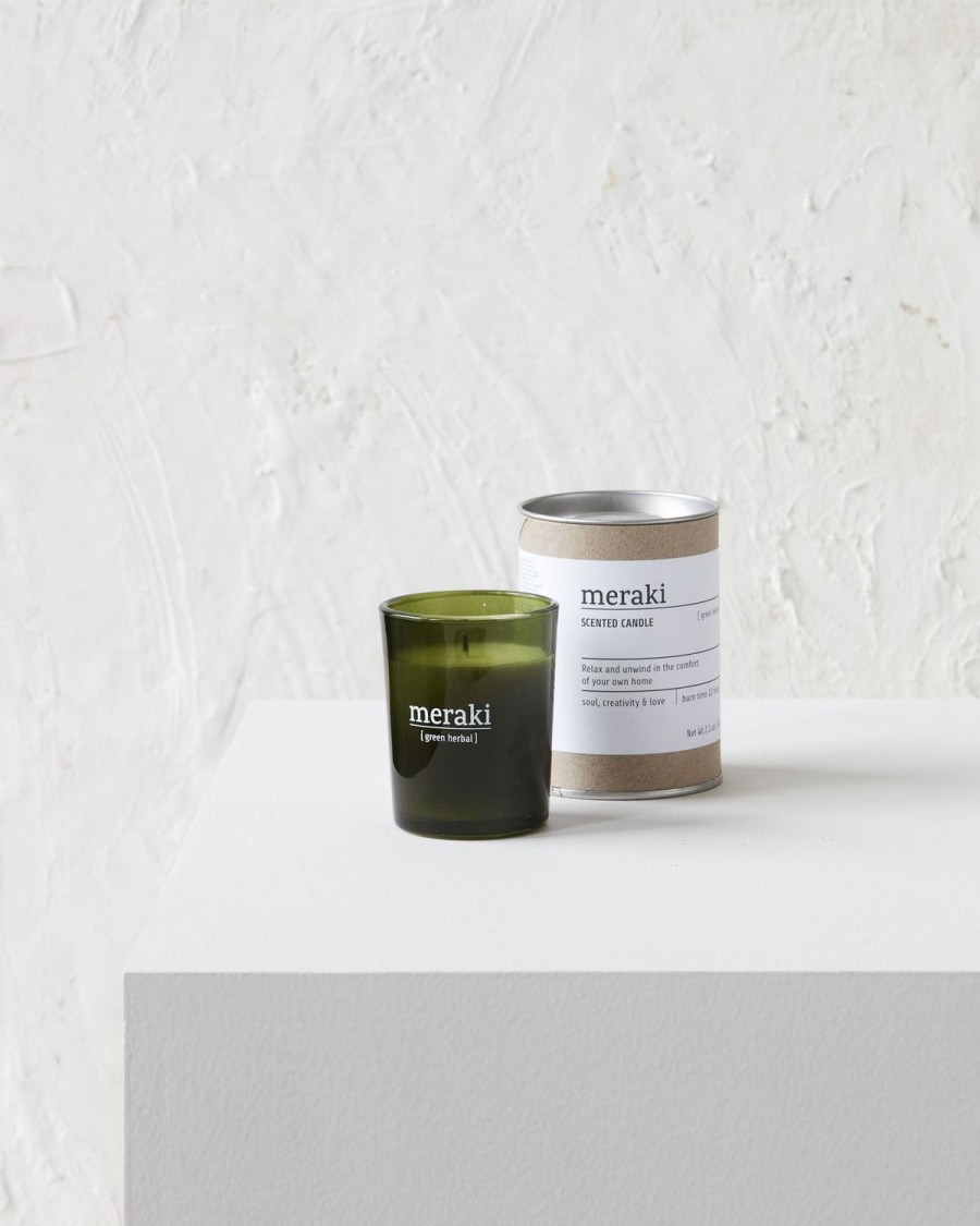 Lifestyle Meraki | Scented Candle-Green Herbal