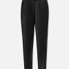 Women Reiko Trousers | Olga Faux Leather Leggings-Black