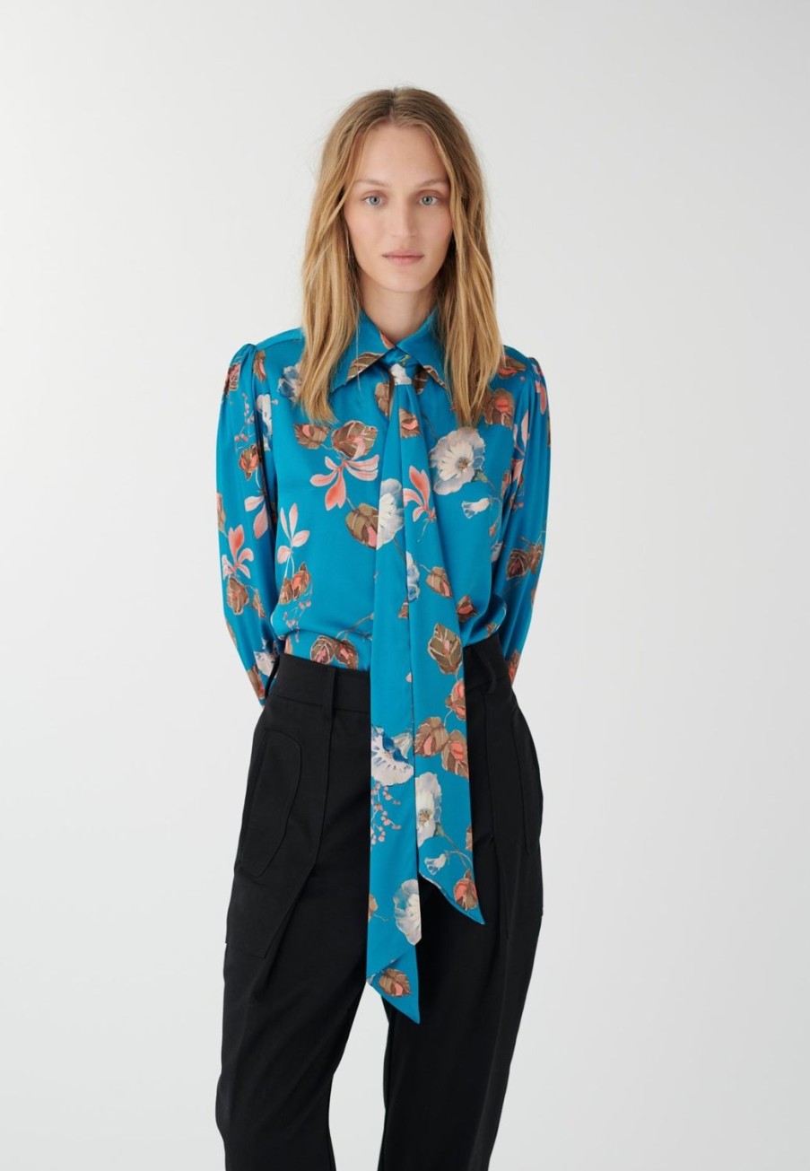 Women Dea Kudibal Tops | Kikki Blouse-Bindweed Pampa