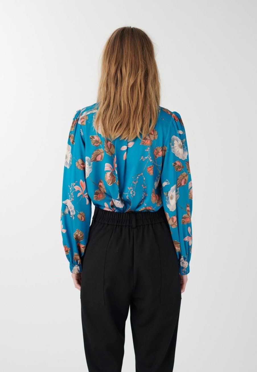 Women Dea Kudibal Tops | Kikki Blouse-Bindweed Pampa