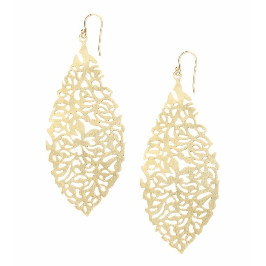 Women Ashiana Earrings | Serenity Filigree Earrings-Gold