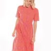 Women Vilagallo Dresses | Aroa Dress-Sangalo Orange/Pink