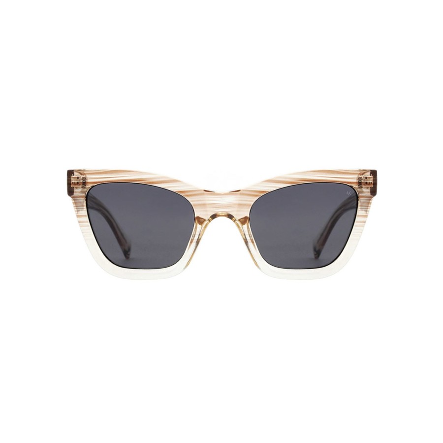 Eyewear A. Kjaerbede | Big Kanye Sunglasses-Demi Grey/Crystal Transparent