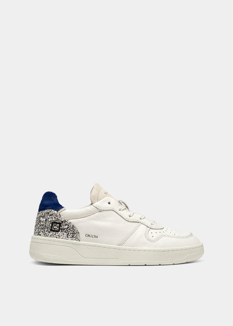 Women DATE Trainers Trainers | Court Leather-White/Bluette