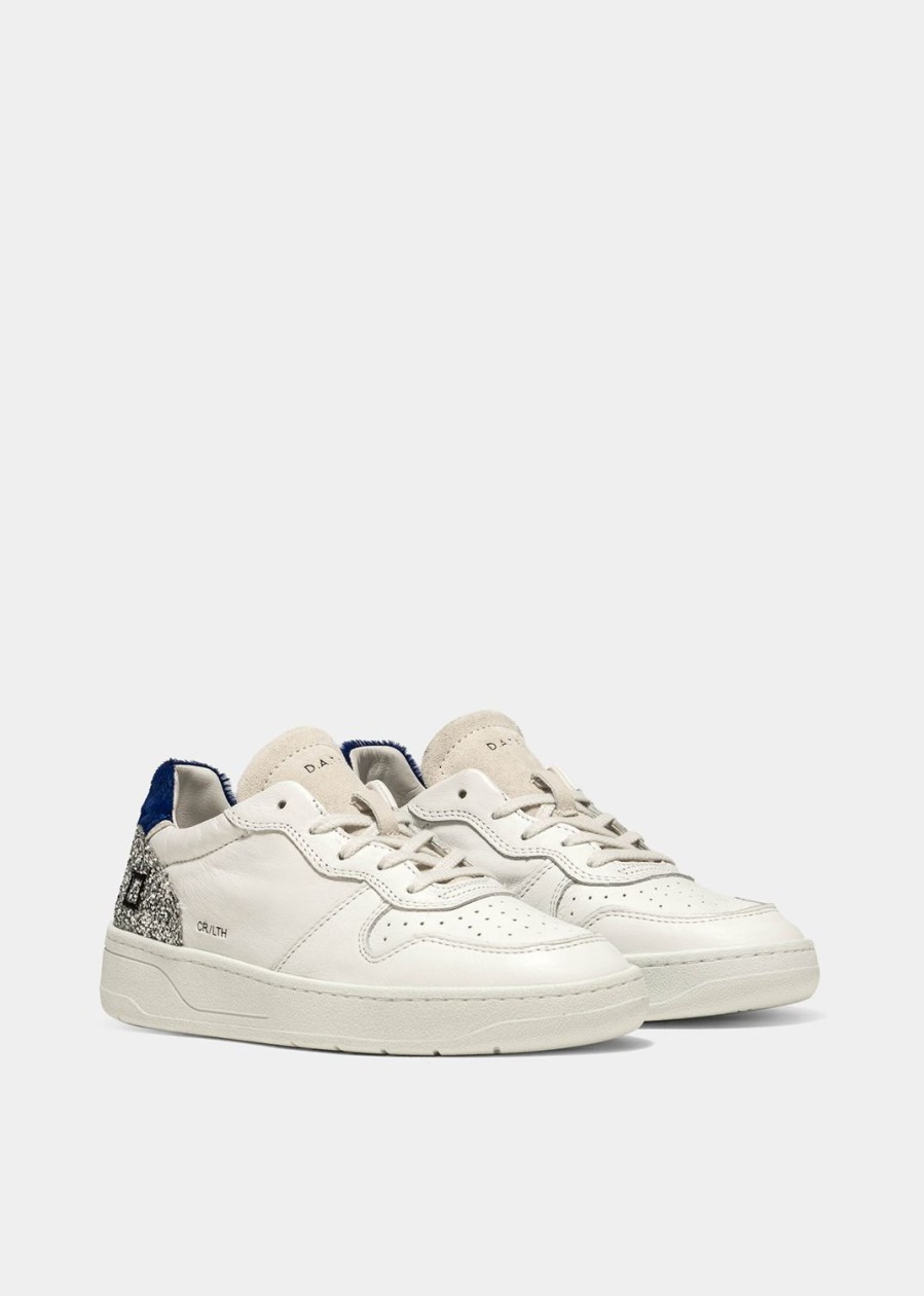 Women DATE Trainers Trainers | Court Leather-White/Bluette