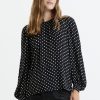 Women Lollys Laundry Tops | Monica Blouse-Dot Print