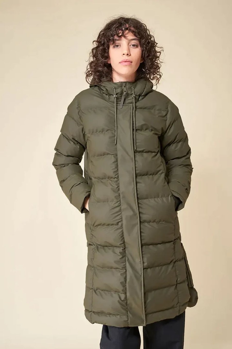 Women Tanta Coats | Puddle Coat-Khaki