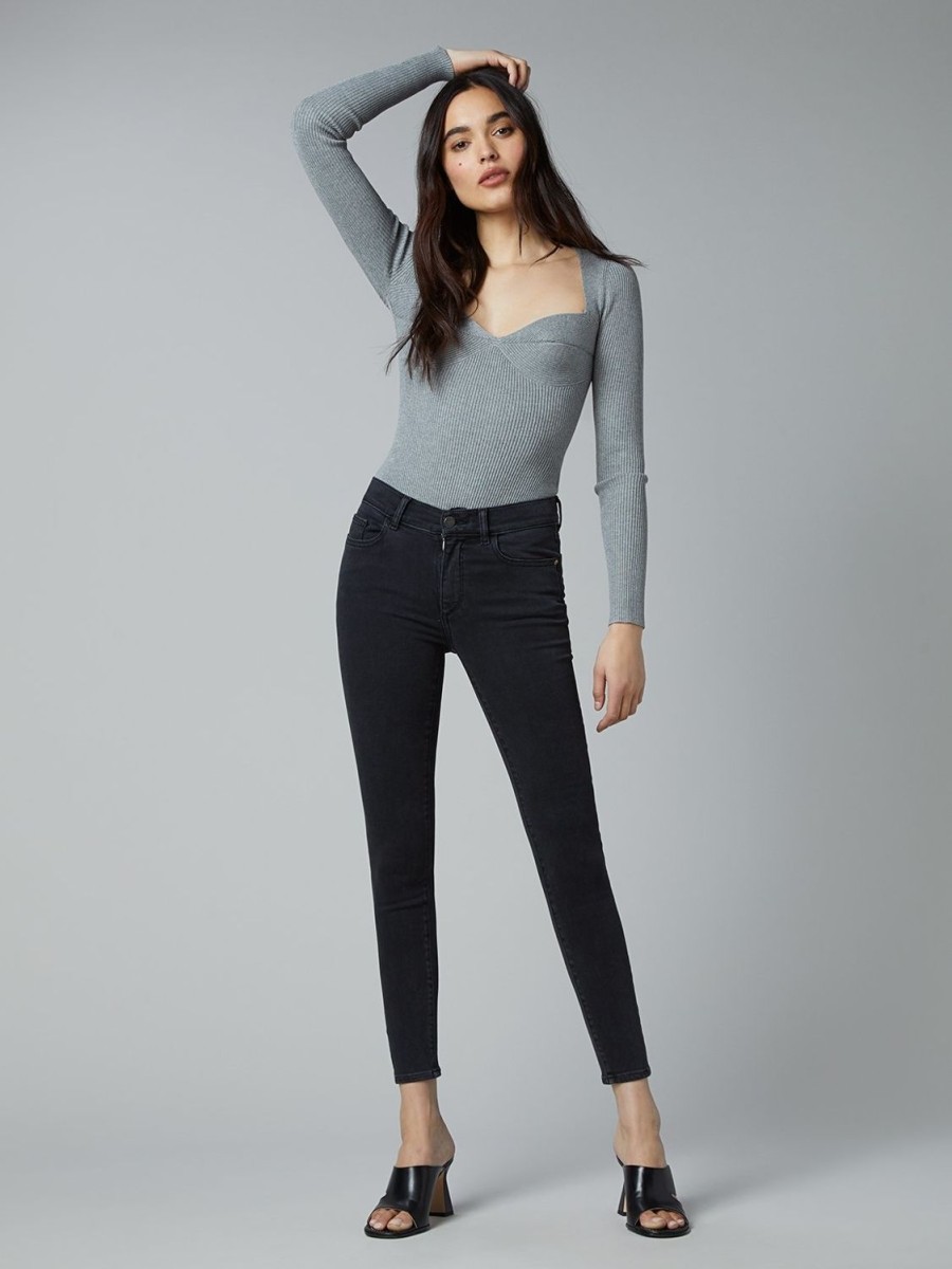 Women DL1961 Jeans | Florence Mid Rise Ankle Skinny-Ecplise