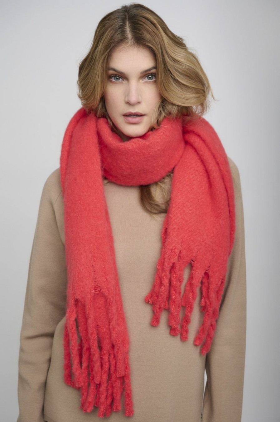 Women Rino & Pelle Scarves | Gella Scarf-Cayenne