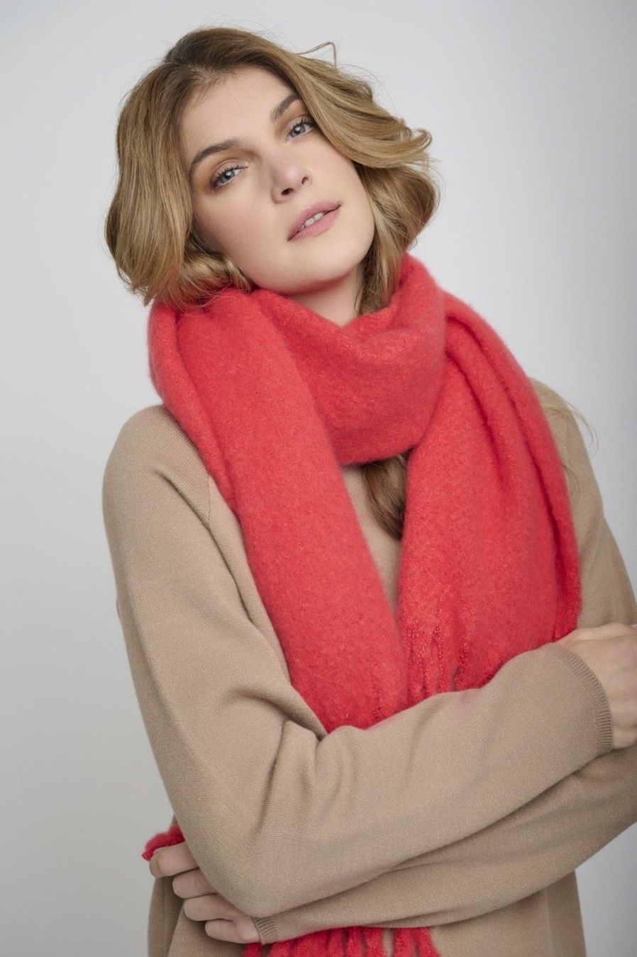 Women Rino & Pelle Scarves | Gella Scarf-Cayenne